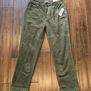 PacSun Olive Corduroy Jeans 26 NWT